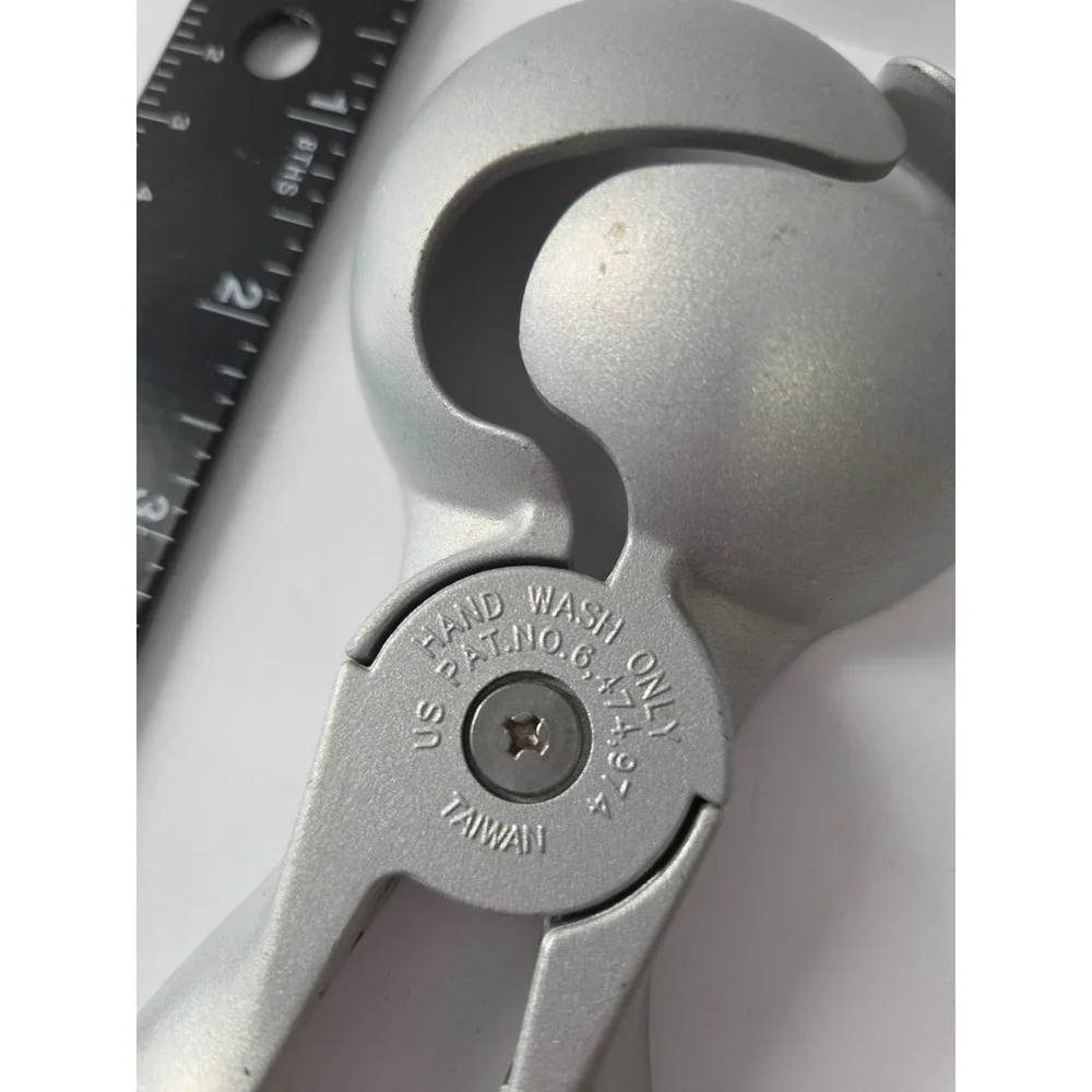 Good Cook Cast Aluminum Meatballer Scissor Scoop Kitchen Tool Silver 7 Inch